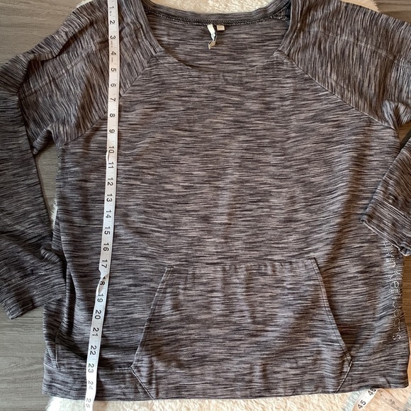 Calvin Klein Jeans Black & Grey Fleck Sweatshirt Size Large - Picture 14 of 16